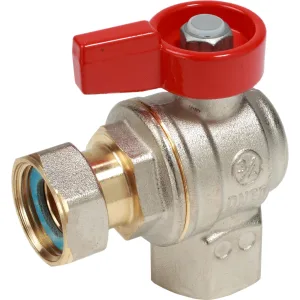 Кран шаровой Giacomini 1/2″x1/2″ угловой В/НГ для котлов и счетчиков, R781PX013