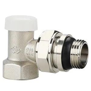 Клапан радиаторный VARMEGA запорный VMRV03, 1/2″, угловой, с самоуплотняющимся полусгоном