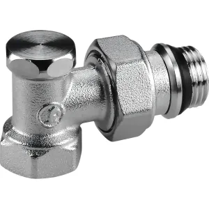 Клапан отсечной Giacomini R16TG для радиатора 1/2″ ВН, угловой, Kvs-2.5м3/ч